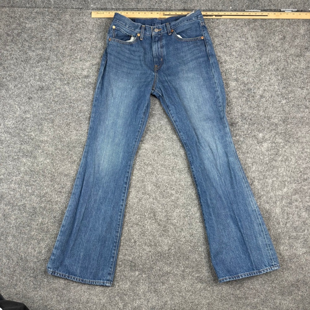 Levi's Jeans Mens Size 30 Blue Flare Leg Cotton Medium Wash Denim Pants
